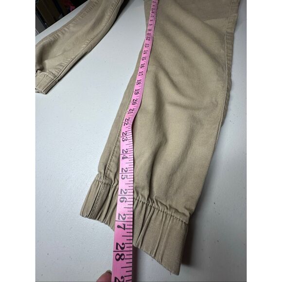 Denizen from Levi's Women’s Tan Khaki Elastic Waist Drawstring Jogger Pants Smal - Picture 6 of 6